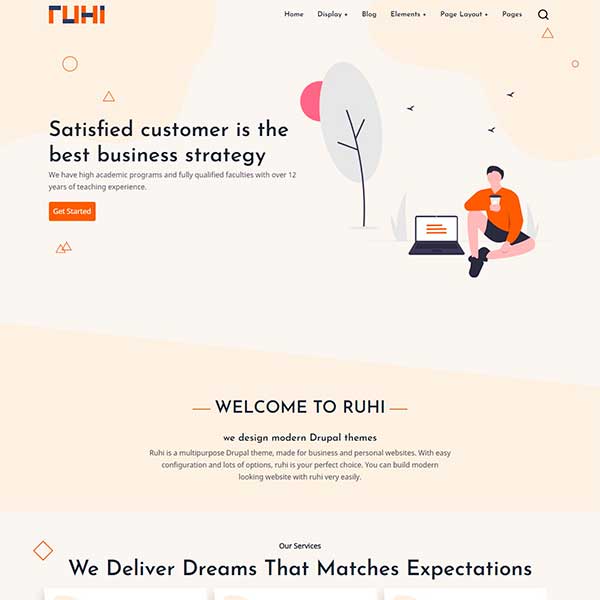 ruhi drupal theme